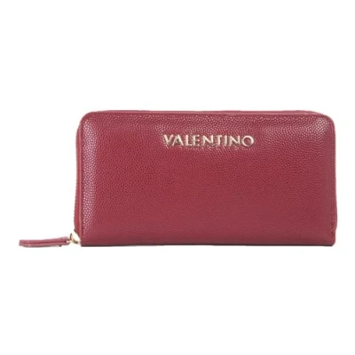 Afbeelding van VALENTINO portemonnee Divina Zip Around Wallet Bordeaux wijnrood