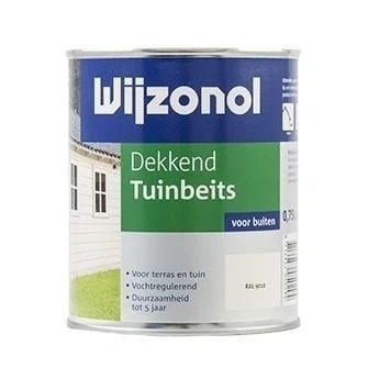 Afbeelding van Wijzonol Dekkend Tuinbeits Woudgroen 9325 750 ml