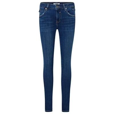 Afbeelding van Mavi Dames Adriana Jeans, Donkerblauw STR, 24/30, Stren, 24W x 30L