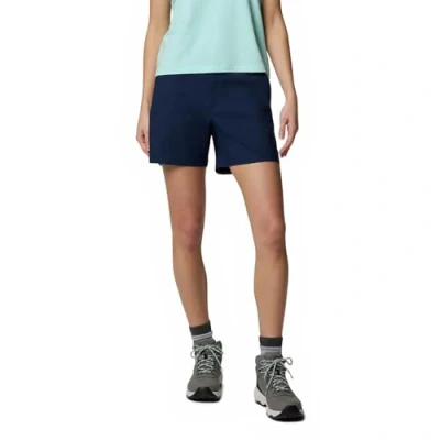 Afbeelding van Columbia Leslie Falls Long II Short Dames Collegiate Navy 38 Blauw Wandelbroek