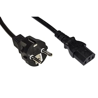 Afbeelding van LINK LKSK30D Schuko stroomkabel IEC C13 recht 3 m