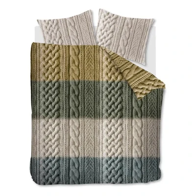 Afbeelding van Ariadne at Home Snug Dekbedovertrek Lits jumeaux 240x200/220 cm Oker