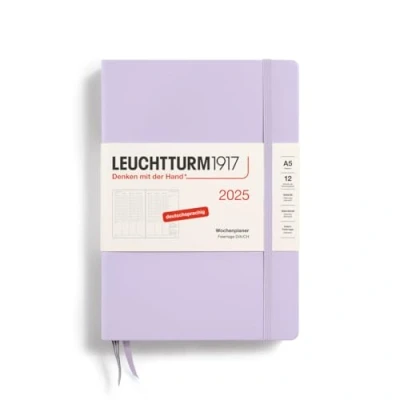 Afbeelding van LEUCHTTURM1917 370587 weekplanner medium (A5) 2025, lila, Duits