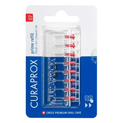 Afbeelding van Curaprox Interdentale Rager Prime Navulling CPS 07 Rood 2,5mm 8 stuks