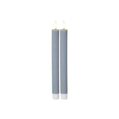 Afbeelding van LED stokkaars Flame Stripe set van 2 gemaakt was