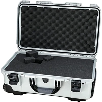 Afbeelding van Nanuk 935 Waterdichte Carry On Hard Case met Wielen en Cubed Foam Zilver