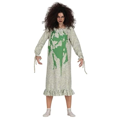 Afbeelding van Guirca Horror Films Kostuum Bezeten En Ondergekotste Linda Vrouw Groen Maat 38 40 Halloween Verkleedkleding