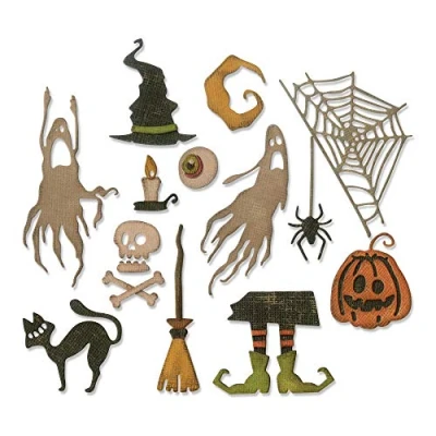 Afbeelding van Thinlits stansset 17PK Angstful Things van Tim Holtz