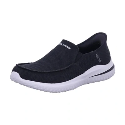 Afbeelding van Skechers Delson 3.0 Instappers, Heren, Maat: 47.5, Black Textiel