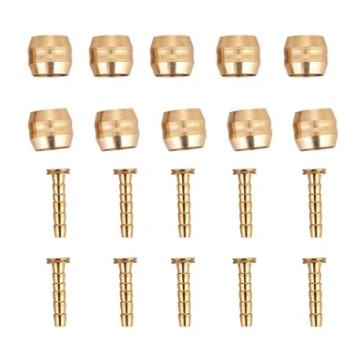 Afbeelding van VGEBY Slang Olive Insert, 10 Set Remmen, Olijfslang &amp; Inzetstuk Connector voor SM BH90 / BH59 Hydraulische Schijfrem