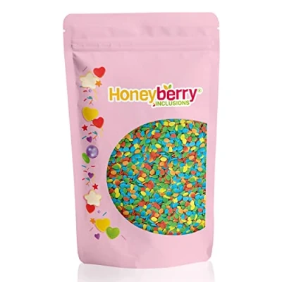 Afbeelding van Natuurlijke Eetbare Kleurrijke Strooisels 200g Cakedecoratie en Suikerstrooisels Perfect voor Bakken, Taarten, Cupcakes, Koekjes Desserts Geproduceerd in de EU (Bonte Paaseieren)