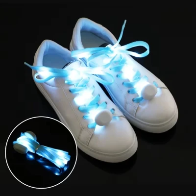 Afbeelding van Lichtgevende Nylon Veters LED Blauw