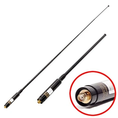 Afbeelding van TengKo RH 660S SMA antenne Télescopique à haute Croix Femelle 144 / 430MHz Double Bande F voor Kenwood Baofeng Puxing Walkie Talkies