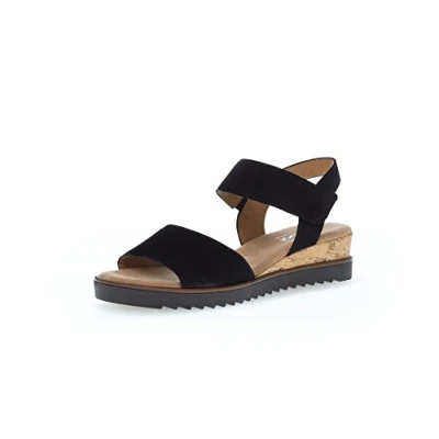 Afbeelding van Gabor Sandalen met sleehak, Dames, Maat: 40, Schwarz Schoenen