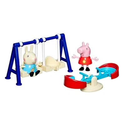 Afbeelding van Peppa Pig speelset speelt buiten