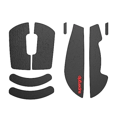 Afbeelding van Pulsar Gaming Gears SUPERGRIP Griptape Set voor Logitech G Pro X Superlight, Superlight 2 Zweetabsorberende Hoge Prestaties Antislip 3M Lijm Geen Residu Muis Grip Tape Ultradun 0,5 mm (0,02 inch)