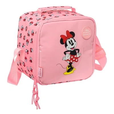 Afbeelding van Thermische Snacktas Minnie Mouse Beach Roze 20 x 15 cm