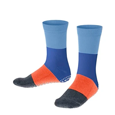Afbeelding van FALKE Uniseks kind Stopper sokken Summer K HP Katoen Noppen op de zool 1 Paar, Blauw (Sky Blue 6033), 31 34