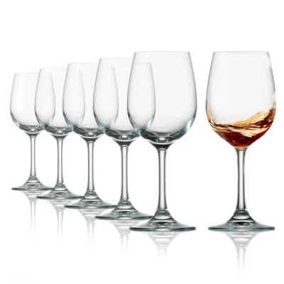 Afbeelding van Stölzle Lausitz Portwijnkelch Weinland 230 ml, rode wijnglazen, set van 6, vaatwasmachinebestendig, schokbestendig, hoogwaardige portwijnglazen, mooie glazen