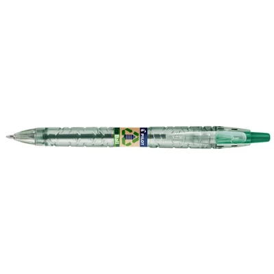 Afbeelding van 10x Balpen Pilot B2P Begreen Ecoball groen medium