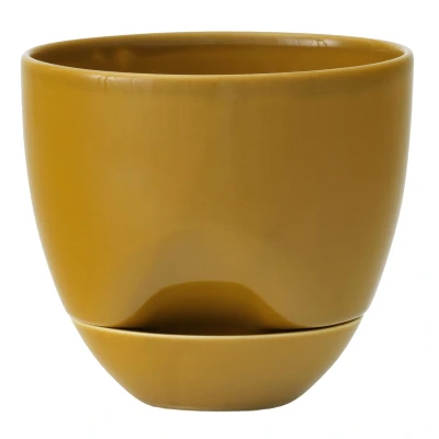 Afbeelding van Audo Copenhagen Hydrous bloempot small Ochre