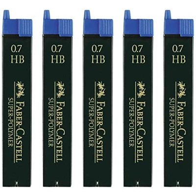 Afbeelding van Faber Castell Super POLYMER fijnvullingen 0,7HB 120700 Voordeelverpakking van 5 stuks