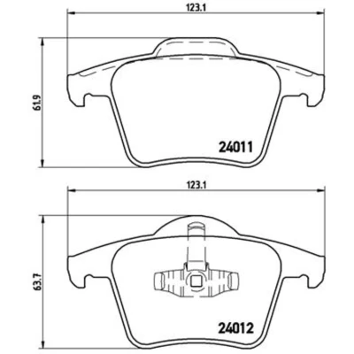 Afbeelding van Brembo Remblokset P 86 019