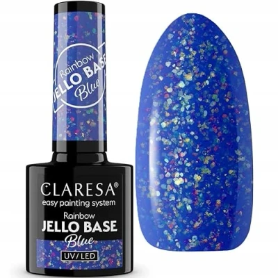 Afbeelding van Claresa Rainbow Jello Base Coat Blue 5ml
