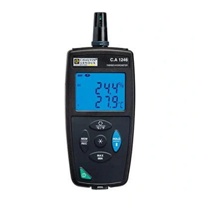 Afbeelding van Chauvin Arnoux C.A 1246 Luchtvochtigheidsmeter (hygrometer) 3.0 % Hrel 98.0 Datalogger en radio USB interface, functie, Dauwpunt/schimmel