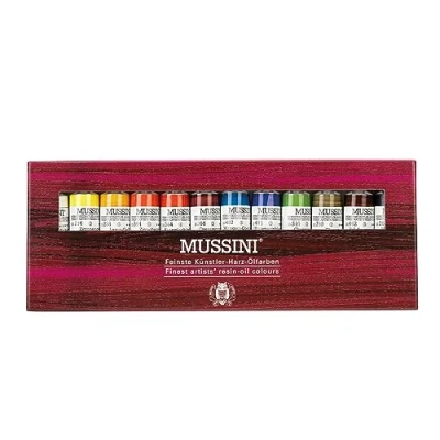 Afbeelding van Schmincke MUSSINI fijnste hars olieverf, kartonnen set, 12 x 15 ml 70 012 097