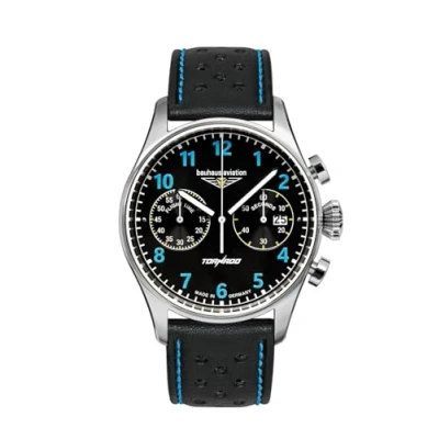 Afbeelding van bauhaus Chronograaf Tornado Quartzhorloge, polshorloge, herrenuur, Made in Germany, analoog, dag