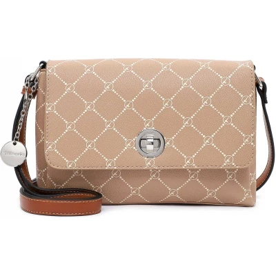 Afbeelding van Tamaris Schoudertas Anastasia Lock Crossover Bag Sand / Cognac Terracotta