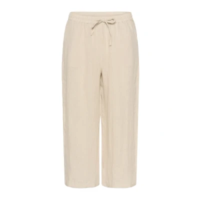 Afbeelding van Cream Crbellis Broek, Dames, Maat: L/XL, Crispy sand