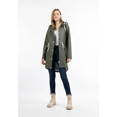 Afbeelding van Icebound Regenjas, Dames, Maat: 44, Oliv