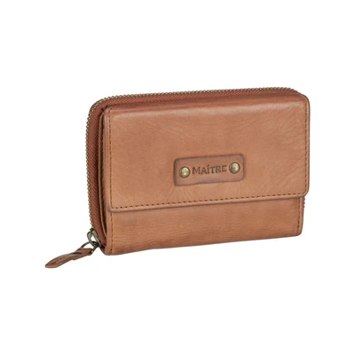 Afbeelding van Maitre Steinbach Dagrete Portemonnee, Heren, Maat: One Size, Cognac