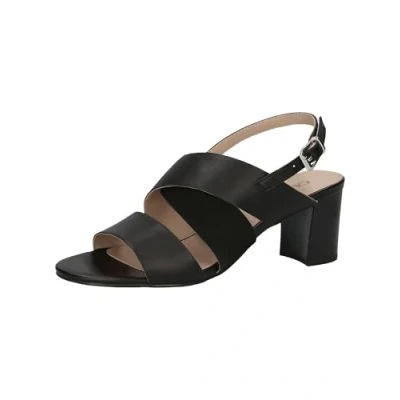 Afbeelding van Caprice Sandalen, Dames, Maat: 38.5, Black comb Leer
