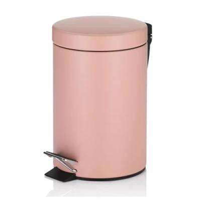 Afbeelding van Prullenbak Kela Monaco Pedaal 3L Perl Pink
