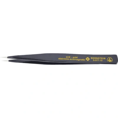 Afbeelding van Bernstein Tools for Electronics 5 077 13 SMD pincet AA SA ESD Spits 130 mm