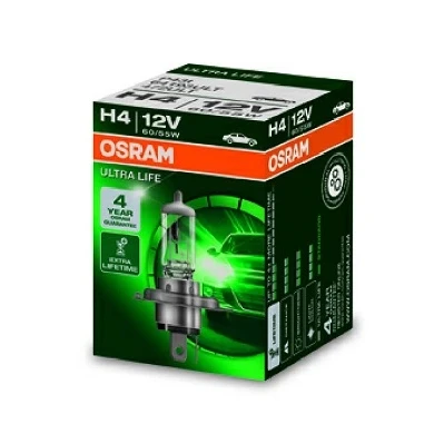 Afbeelding van Osram H4 Halogeenlamp 12V 60/55W P43t Ultra Life