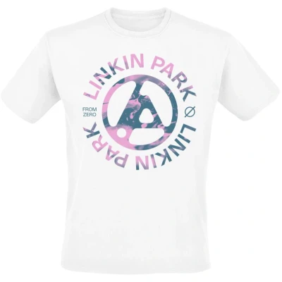 Afbeelding van Linkin Park From Zero Spill T shirt wit 4XL Katoen Band merch, Bands