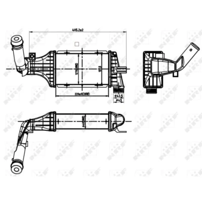 Afbeelding van Intercooler, inlaatluchtkoeler NRF 30427