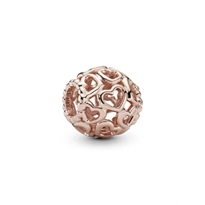 Afbeelding van Pandora Rose Bedel zilver ros&Atilde;&copy;kleurig Hartjes 780964