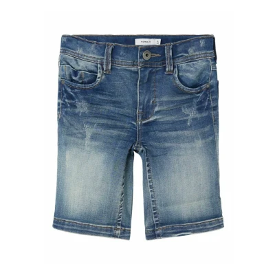 Afbeelding van Name It Theo Shorts Medium Blue Denim