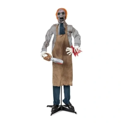 Afbeelding van viving Zombie met kettingzaag afmetingen 130 x 18 70 cm (1)