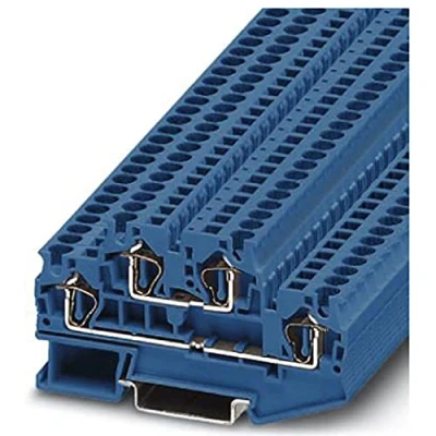 Afbeelding van Phoenix Contact STTB 4 BU 3031432 Doorgangsserieklem Aantal polen: 0.08 mm² Blauw 50 stuk(s)