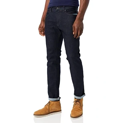 Afbeelding van camel active Heren Slim Fit Madison Rechte Jeans, blauw, 46W / 32L
