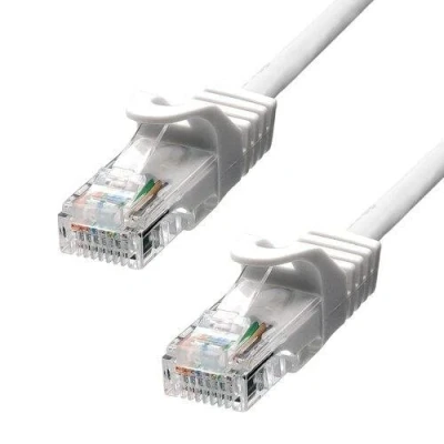 Afbeelding van PROXTEND CAT5e U/UTP CU PVC ethernetkabel wit 1,5 m