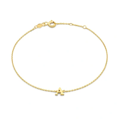 Afbeelding van Isabel Bernard Dames 14 karaat goud Armband (N) 16 18 CM
