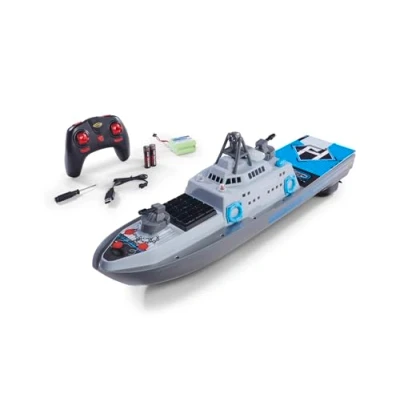 Afbeelding van Carson 500108050 RC Kustwacht 2.4G 100% RTR op afstand bestuurbare boot, boot voor kinderen en volwassenen, inclusief afstandsbediening