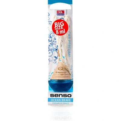Afbeelding van Dr. Marcus Senso Wood Ocean luchtverfrisser met neutrafresh technologie Autogeurtje voor in de auto, thuis of kantoor Tot 65 dagen geurverspreiding 8 ml